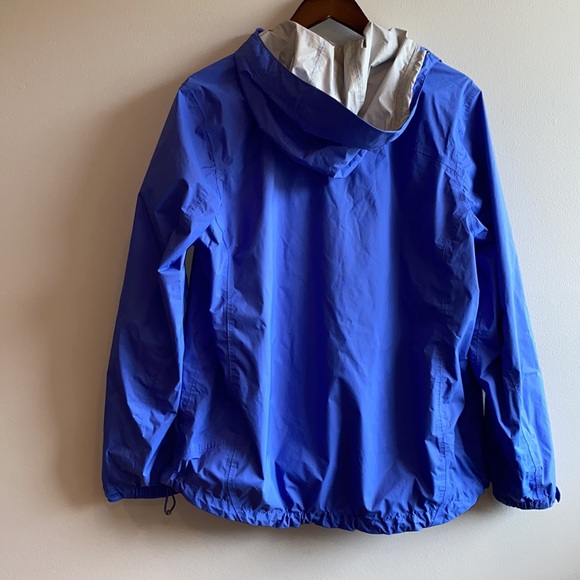 L.L Bean Rain Jacket Large Blue - Picture 6 of 7